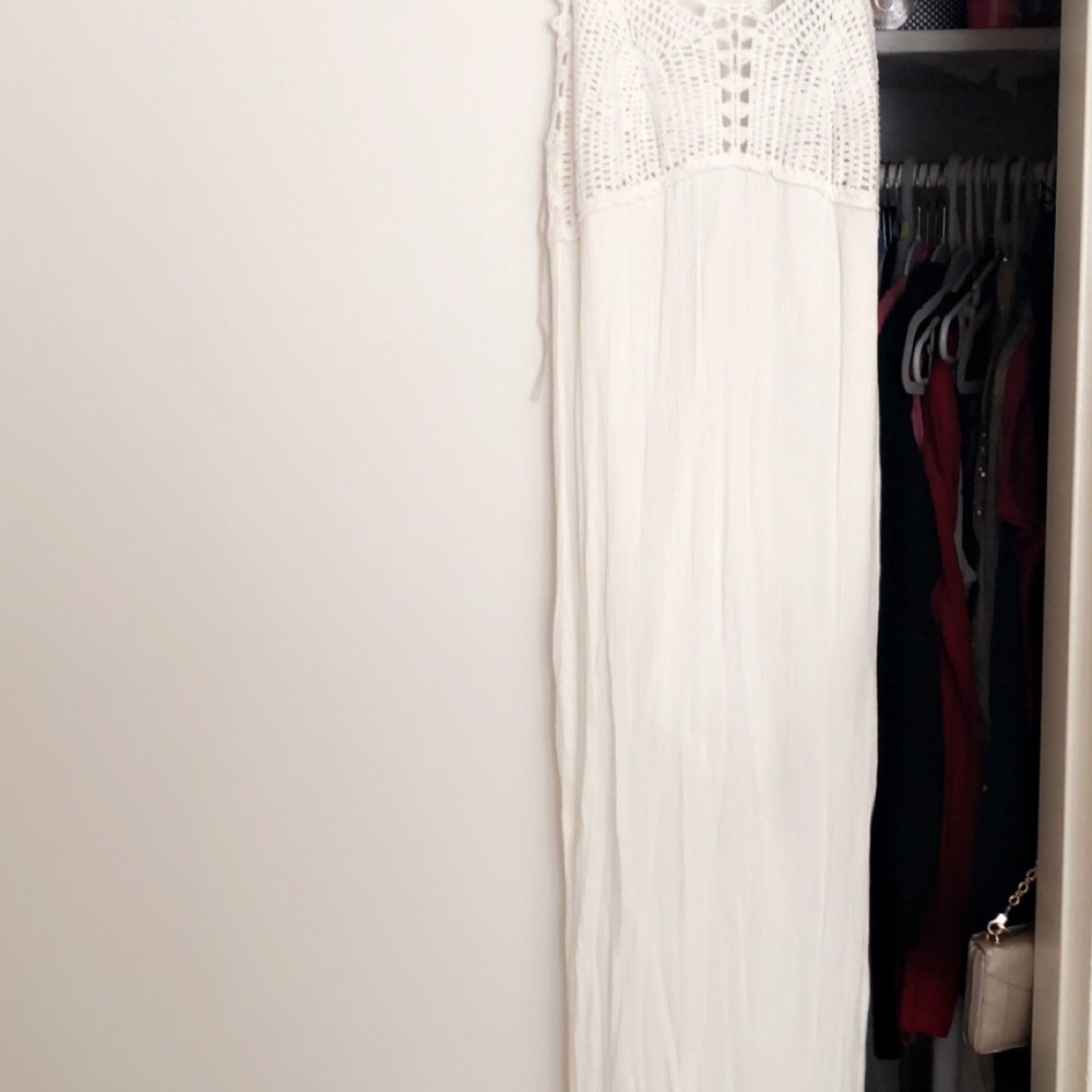 Long white maxi dress